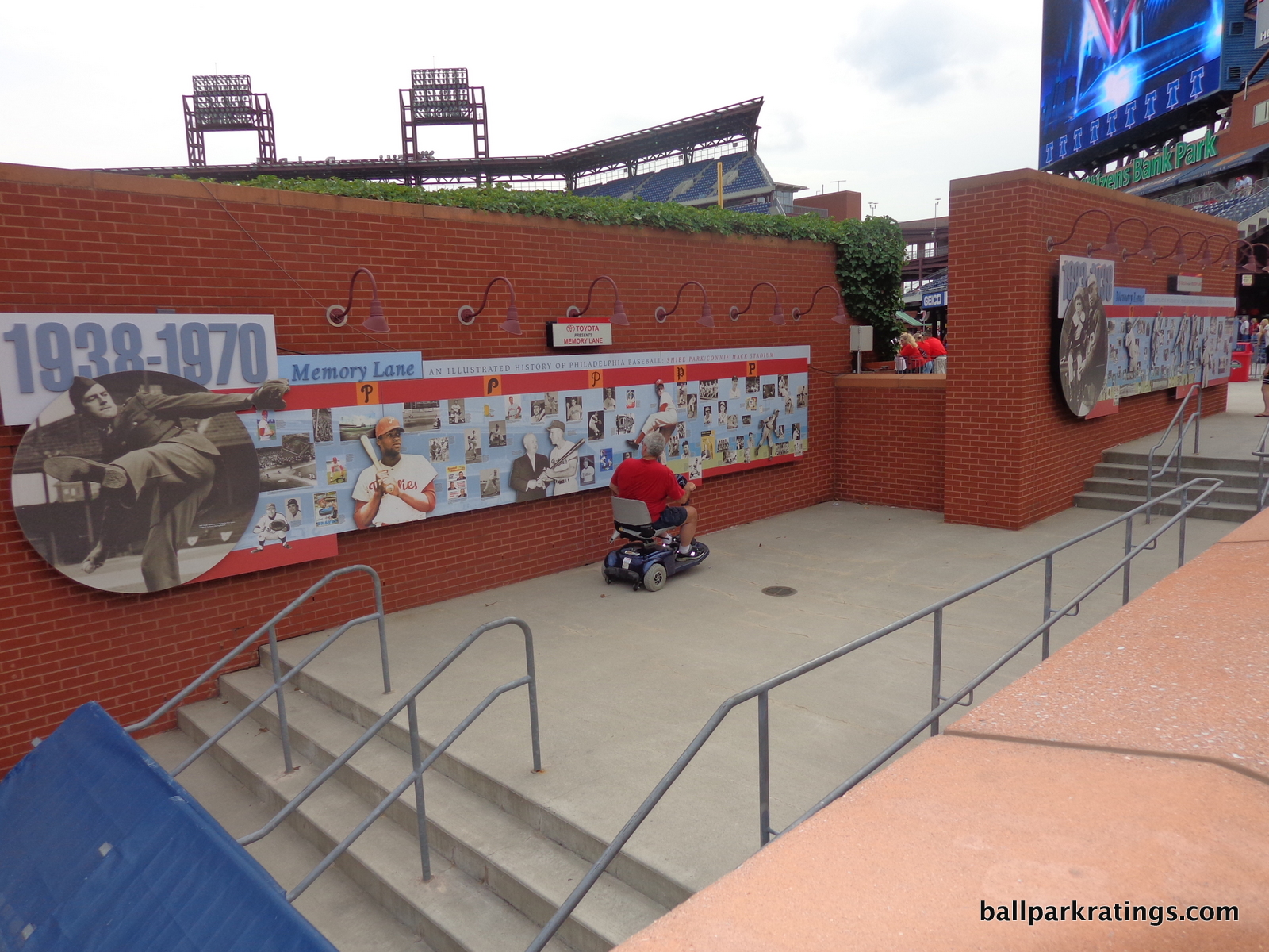 Memory Lane Citizens Bank Park history