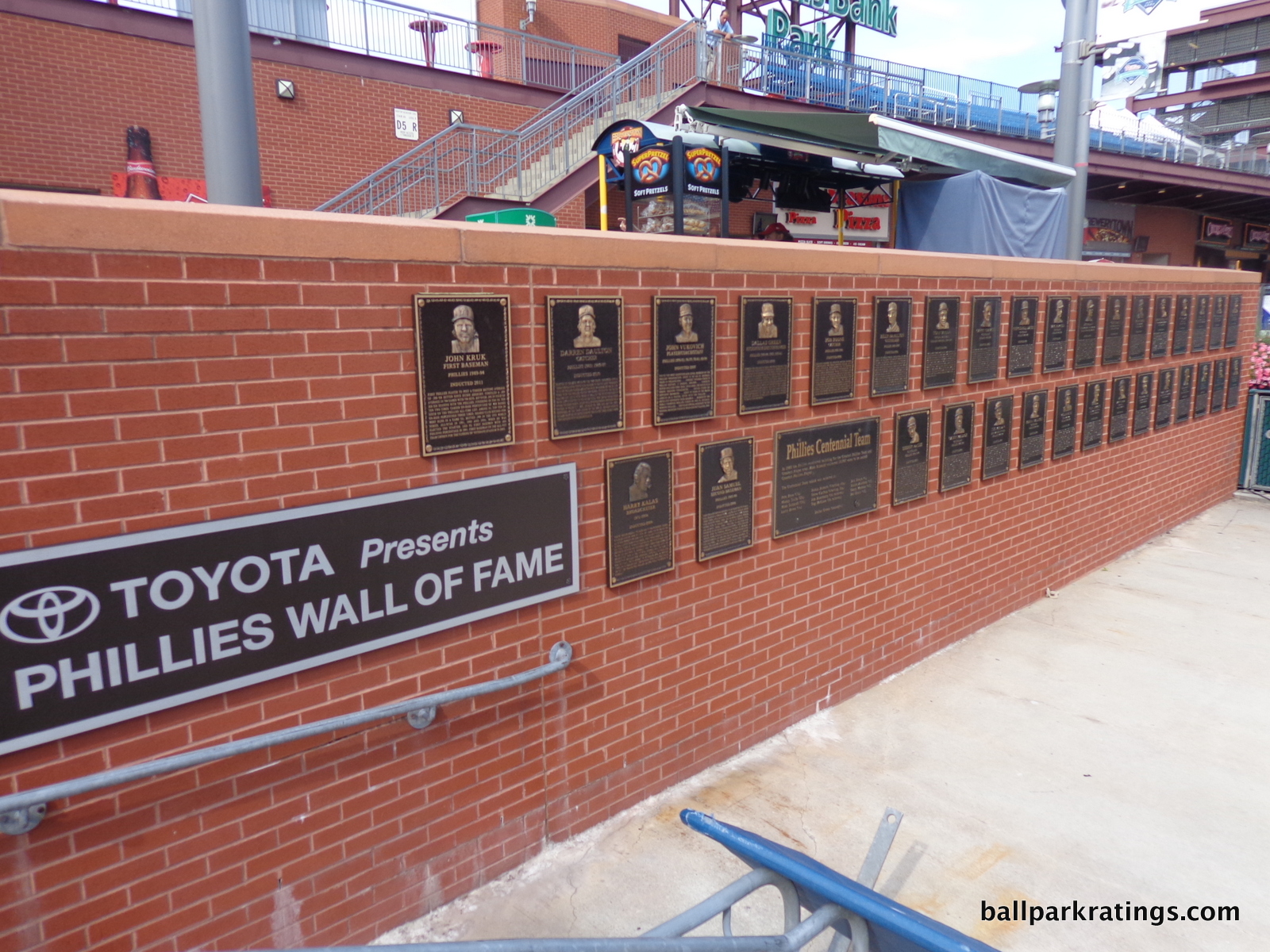 Phillies Wall of Fame Citizens Bank Park