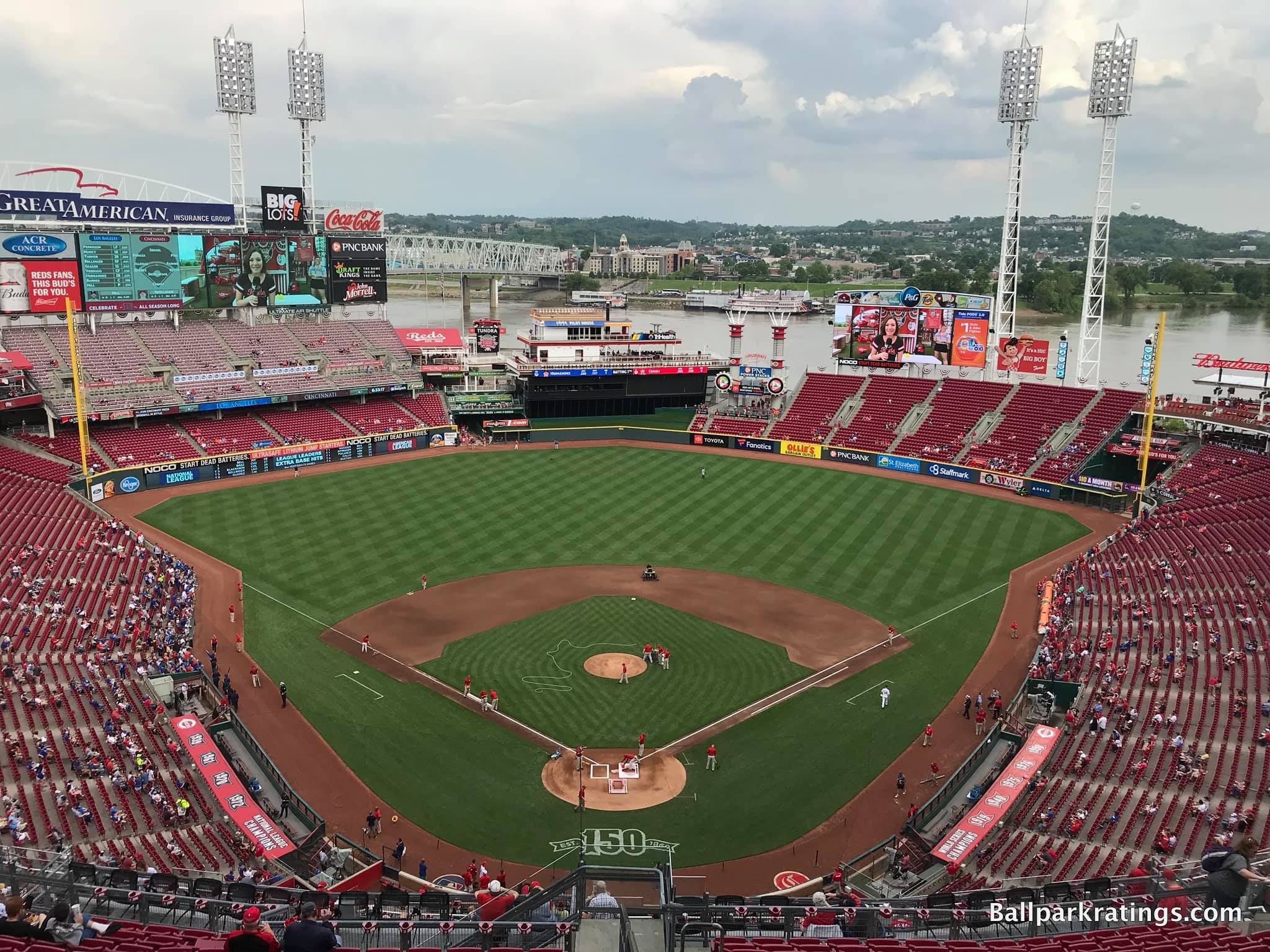 Great American Ballpark 2019 interior