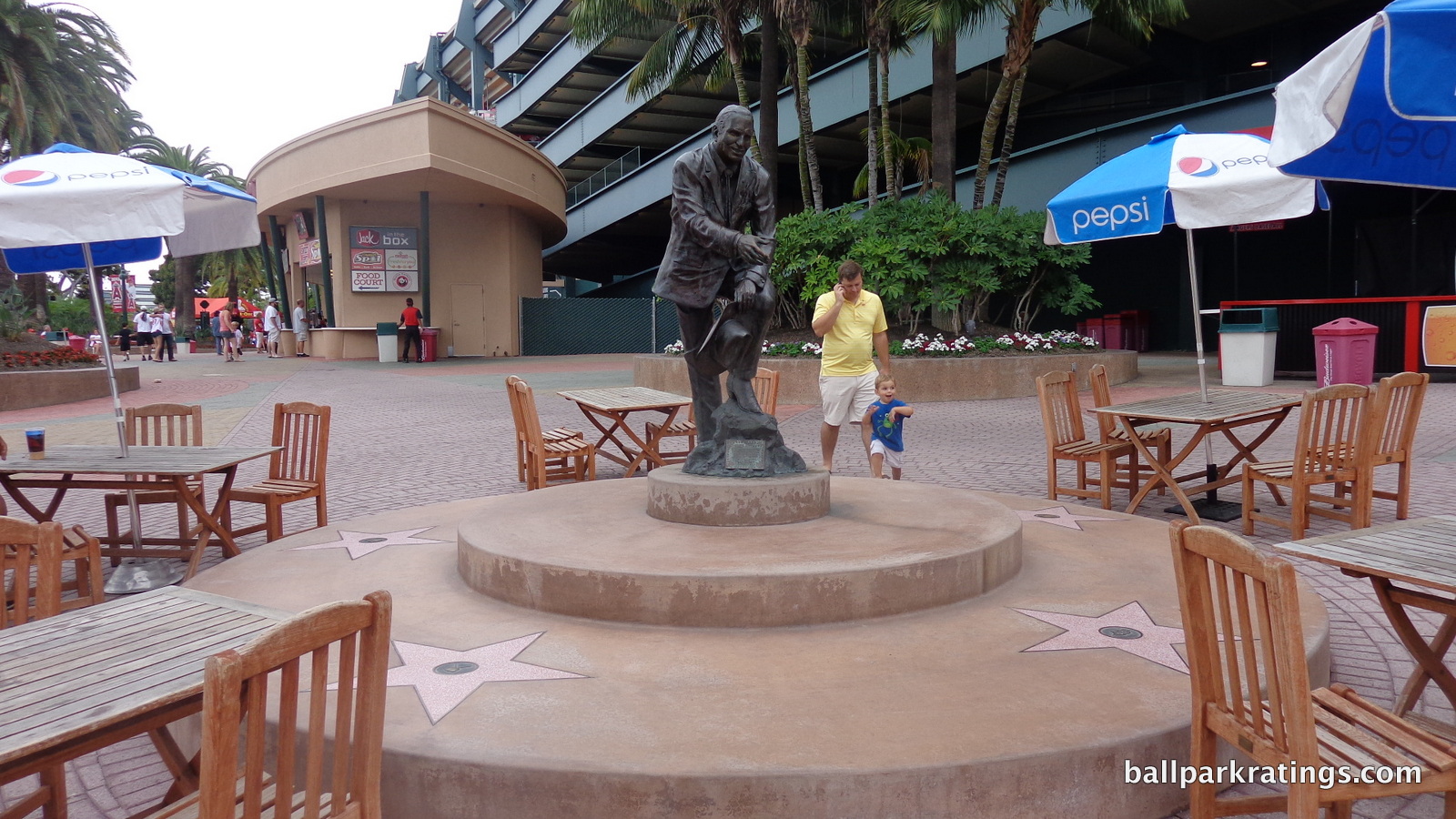 Angel Stadium Gene Autry statue