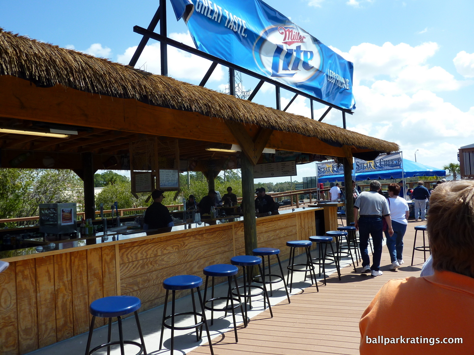 Tiki Bar at Charlotte Sports Park. 