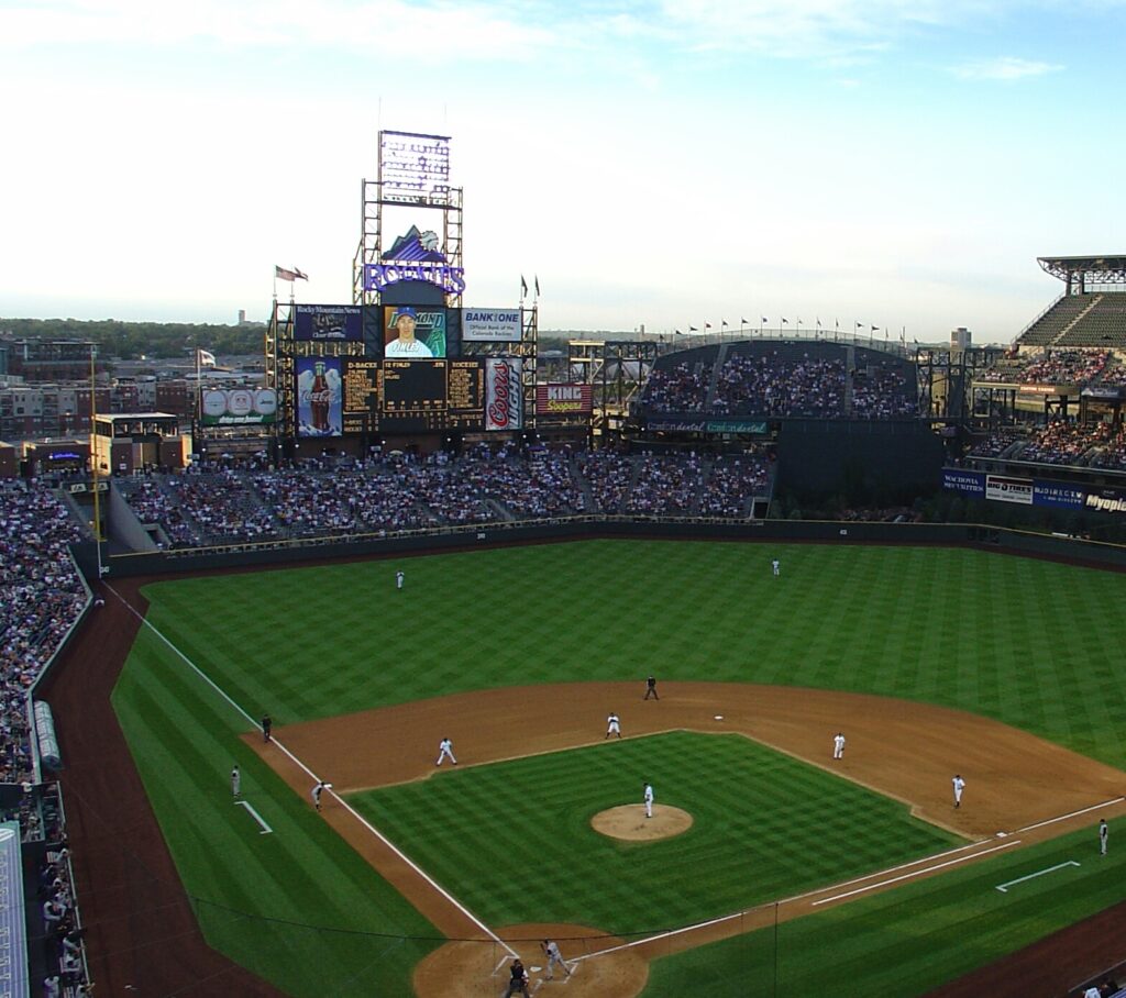 Coors Field old videoboard