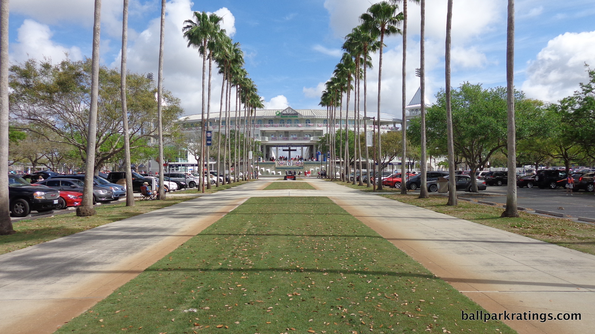 Hammond Stadium exterior 