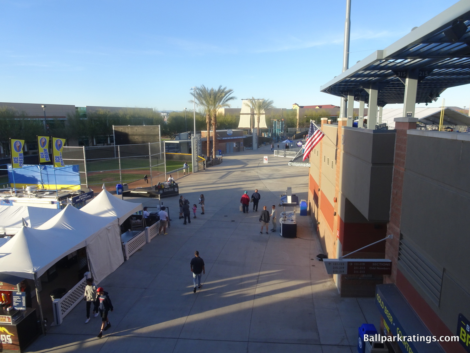 Peoria Sports Complex concourses