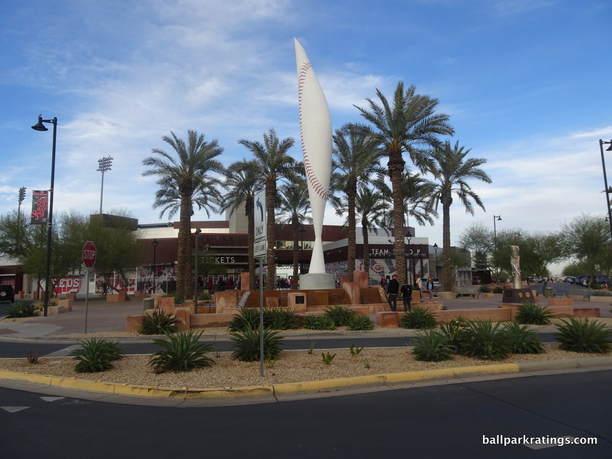 Goodyear Ballpark sculpture exterior