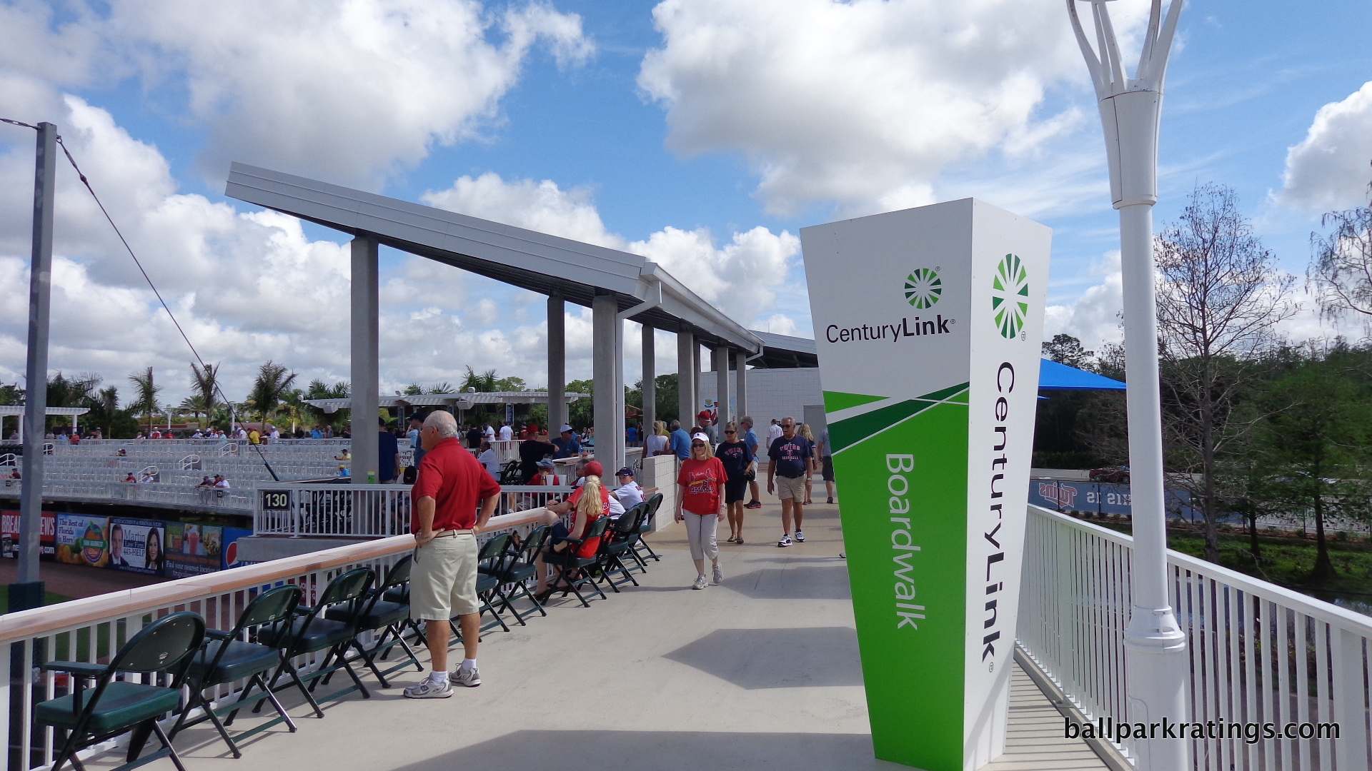 Hammond Stadium boardwalk