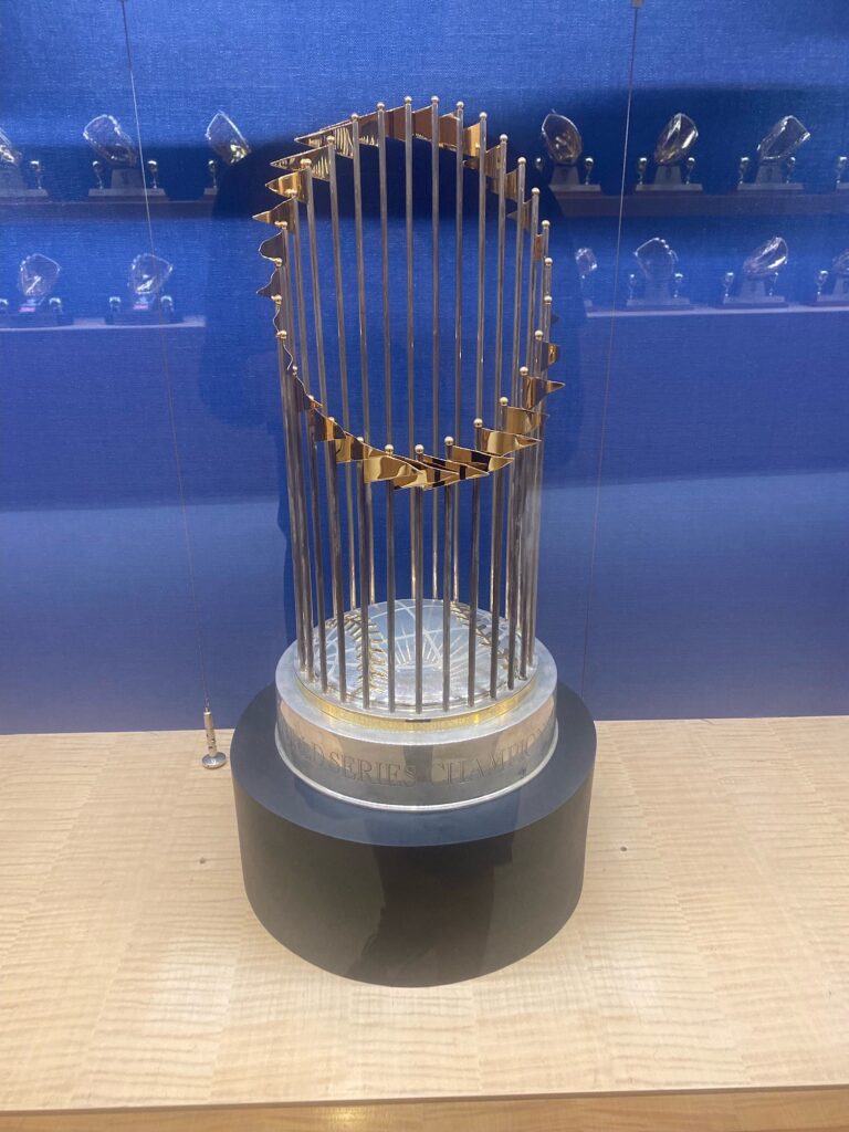 Dodgers World Series Trophy