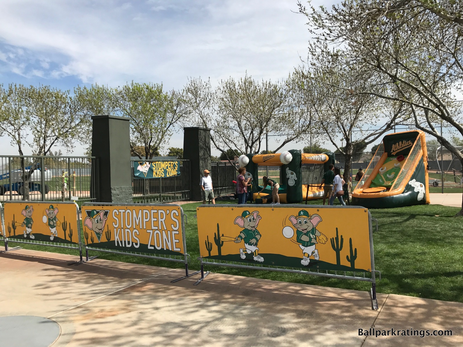 Stomper's Kids Zone at HohoKam Stadium.