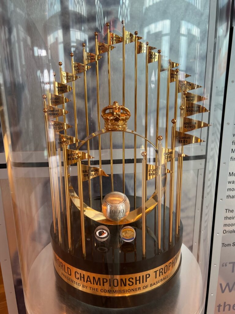 Mets World Series Trophies