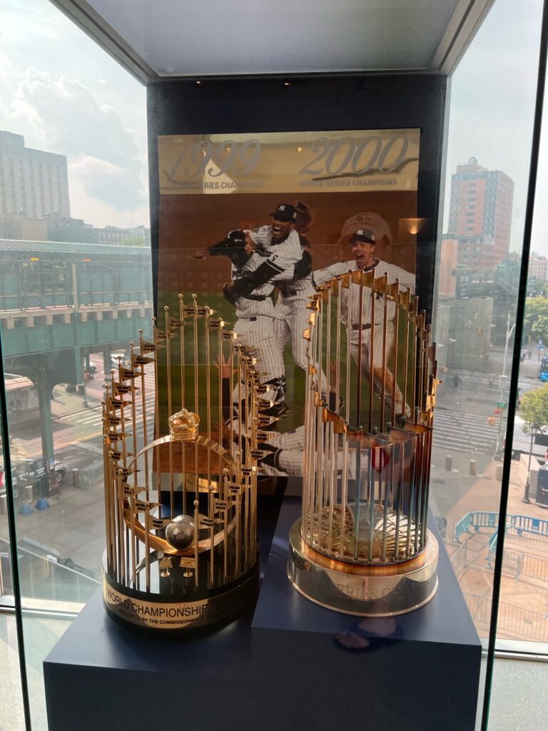 Yankees World Series Trophies