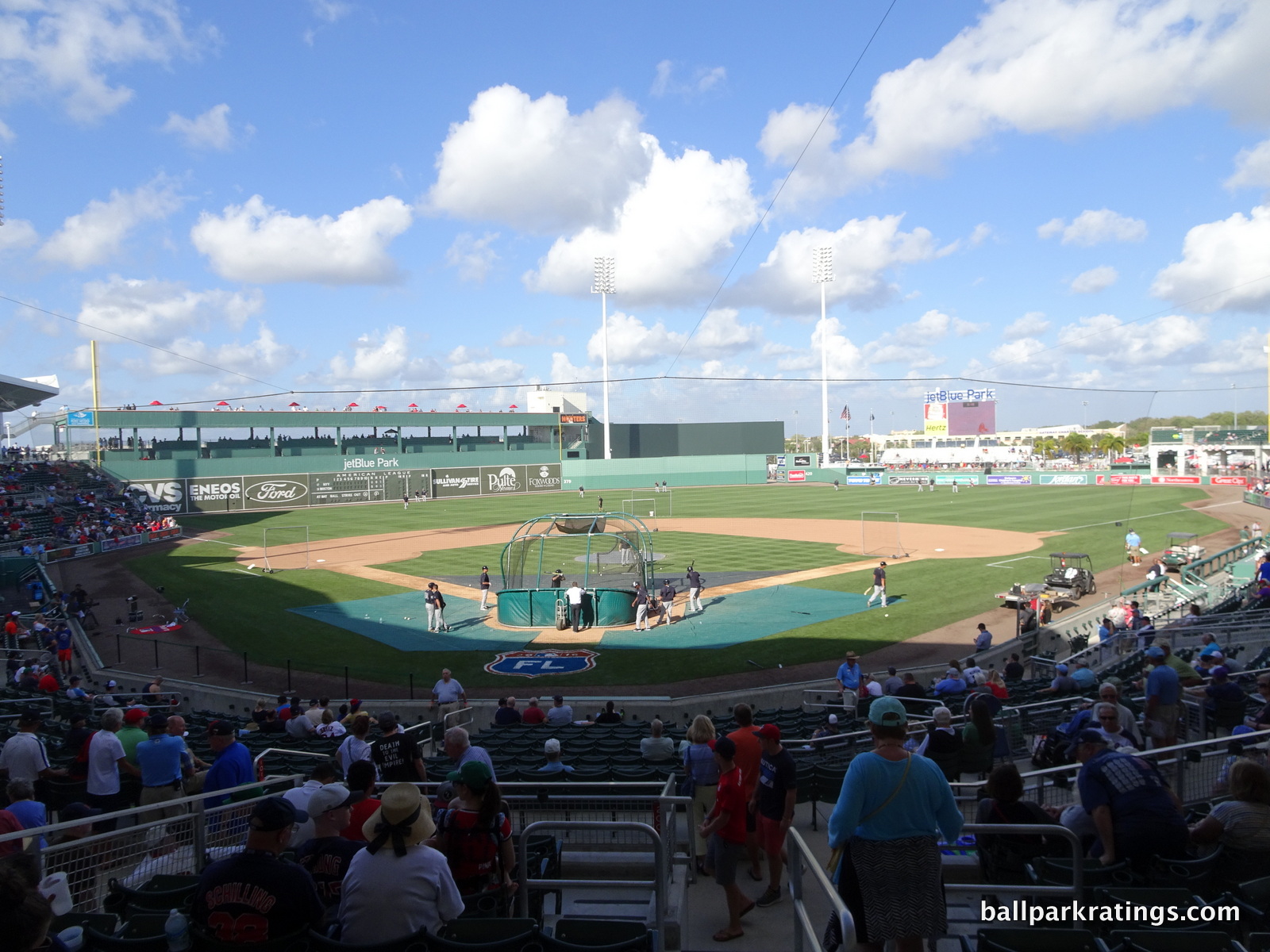 View from the roof deck on top of the Green Monster - Picture of JetBlue  Park, Fort Myers - Tripadvisor