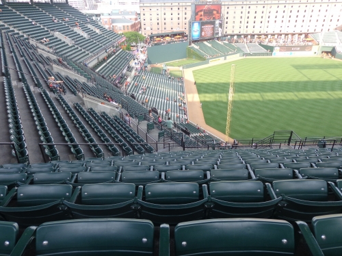 Camden Yards bad sightlines seats