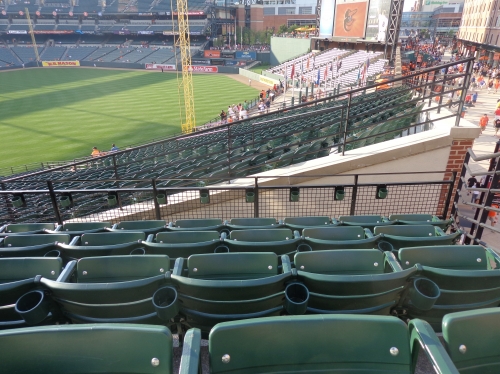 Camden Yards poor sightlines club level