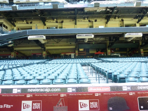 Chase Field dugout