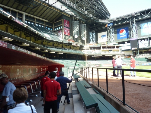 Chase Field dugout