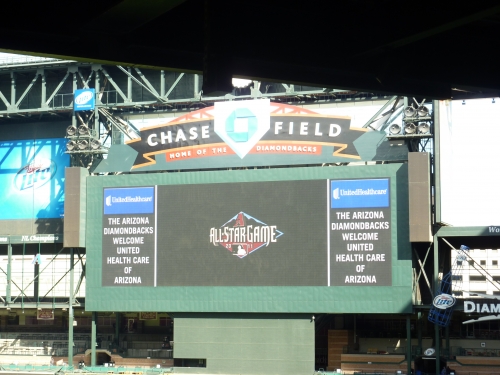 Chase Field video board