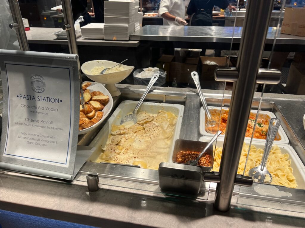 Yankee Stadium Legends Suite food