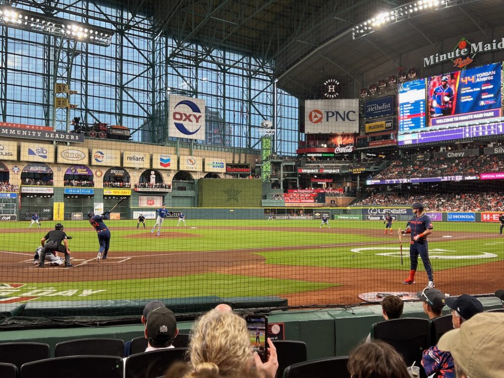 Houston Astros Minute Maid Park Diamond Club seats