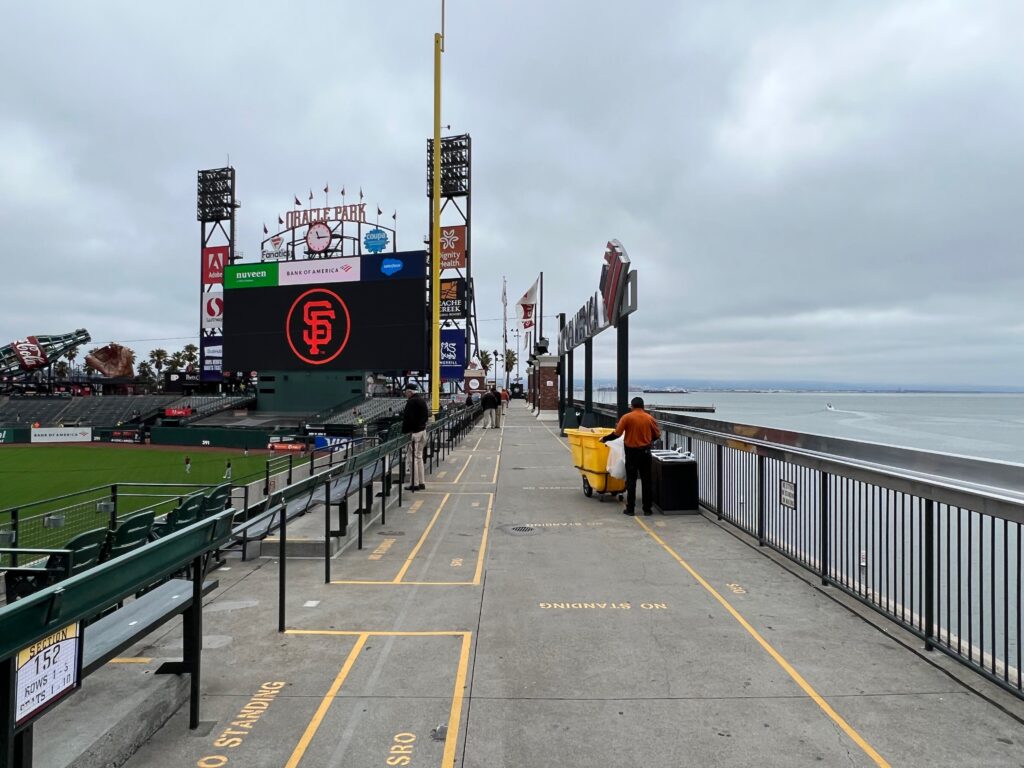 Oracle Park right field Arcade