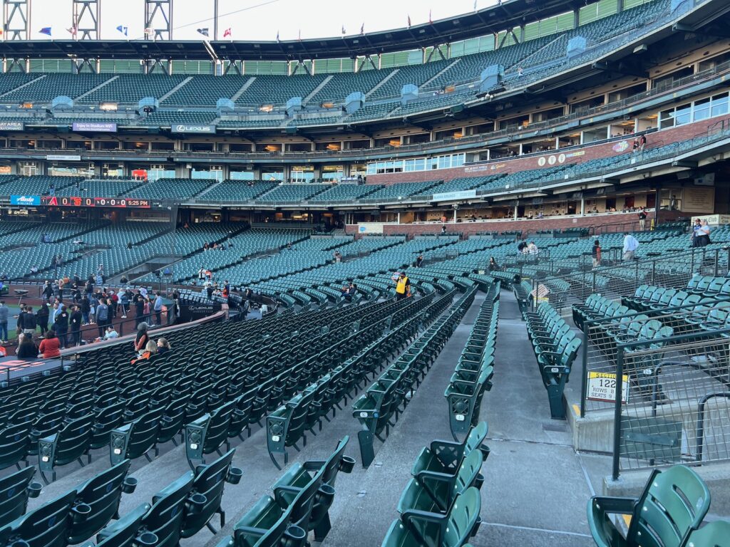 Section 105 at Oracle Park 