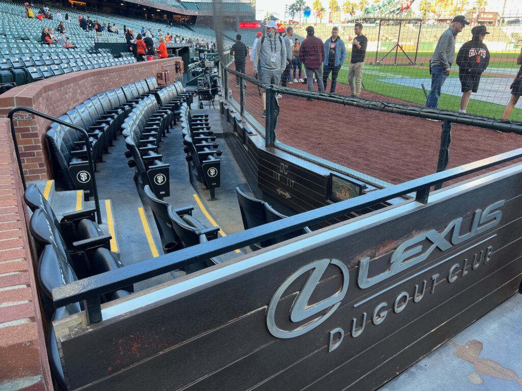 Oracle Park Dugout Club