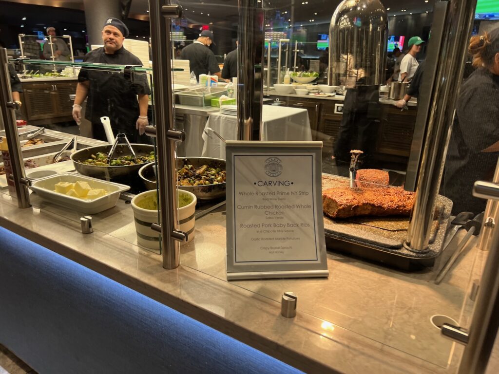 Yankee Stadium Legends Suite Food