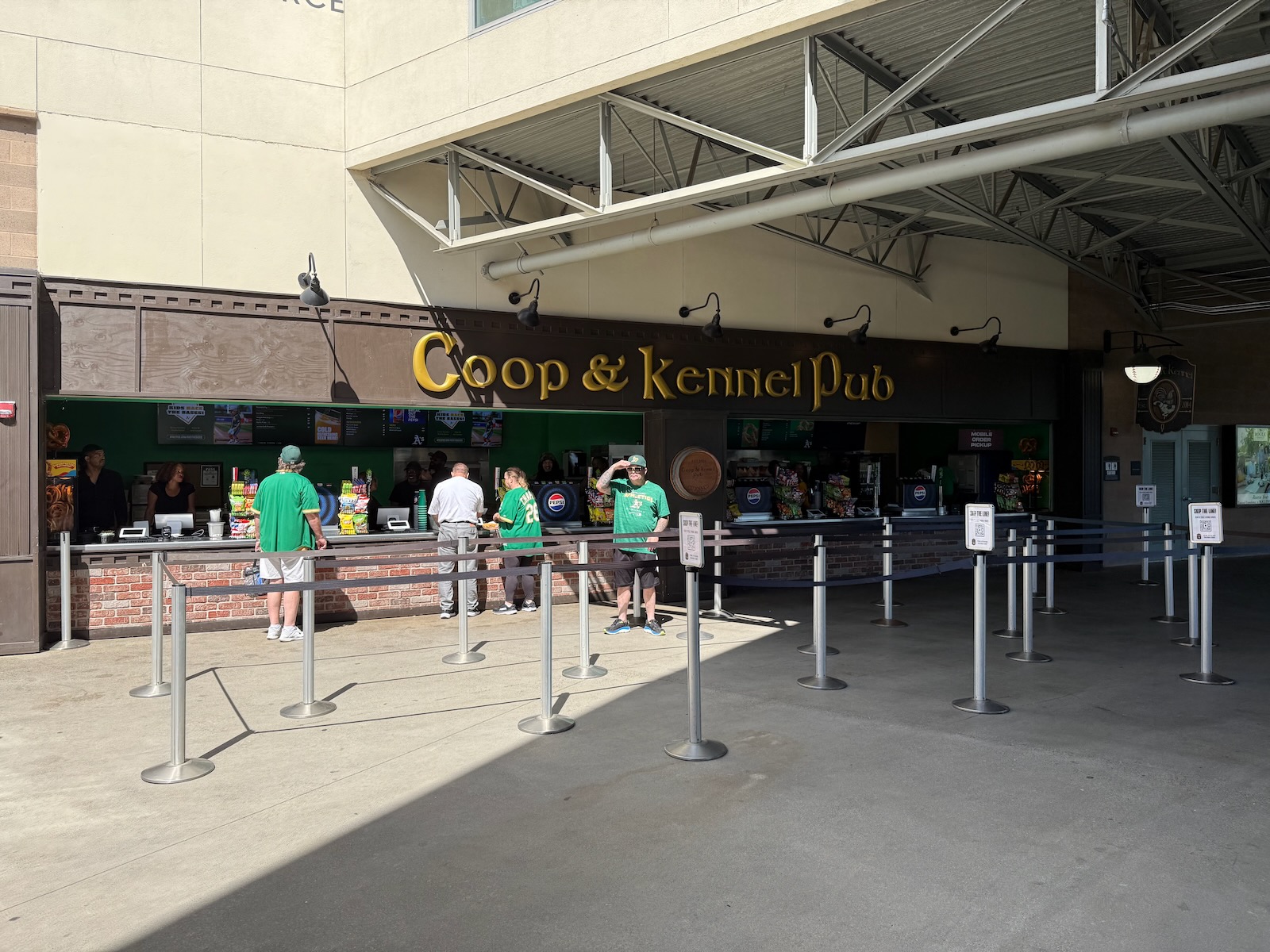 Sutter Health Park concessions
