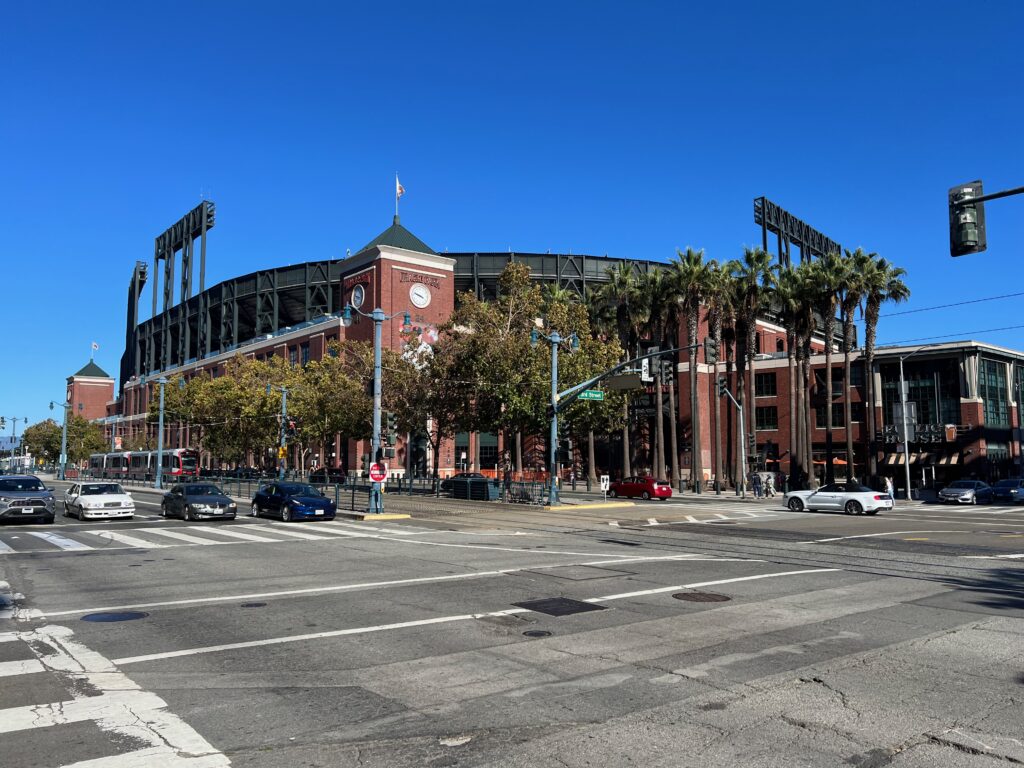 Oracle Park home plate entrance