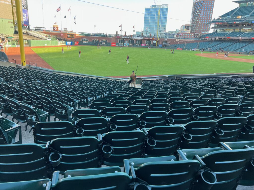 Oracle Park seating