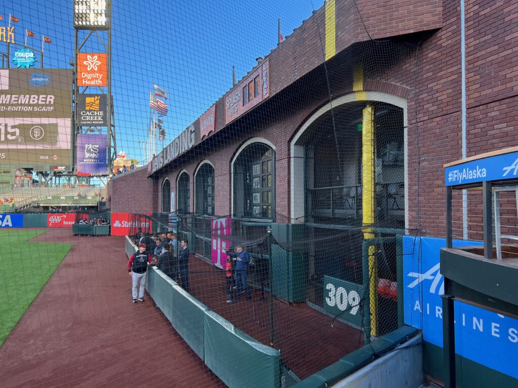 Oracle Park right field archways
