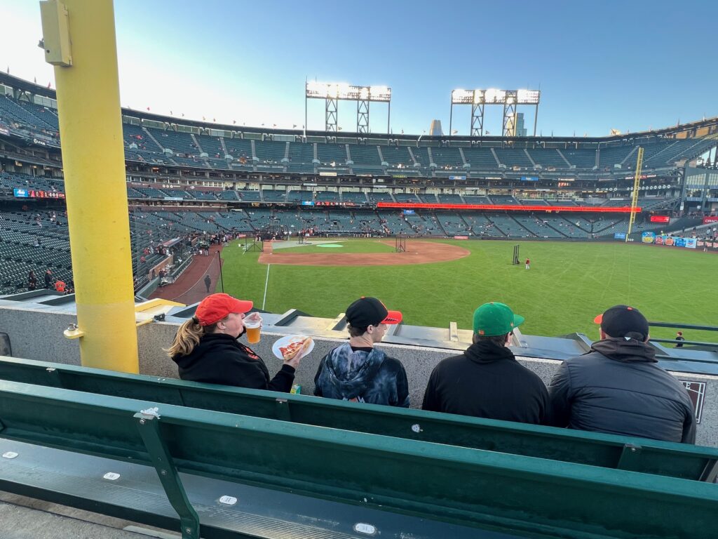 Oracle Park arcade