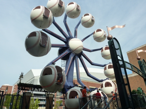 Ferris wheel at Comerica Park