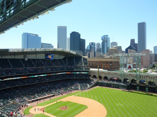 Minute Maid Park batter's eye undergoing changes after players