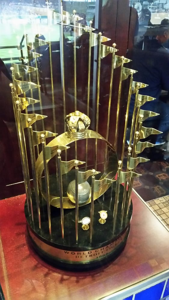 Tigers world series trophy