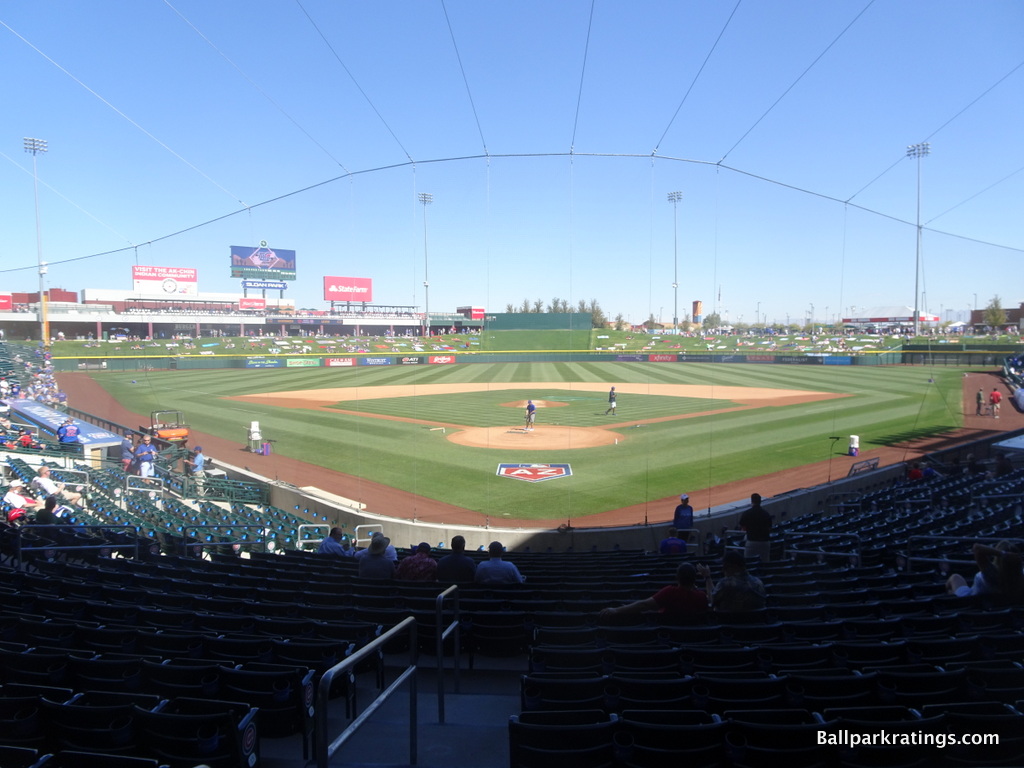 Sloan Park, section 112, home of Chicago Cubs, Mesa Solar Sox, page 1