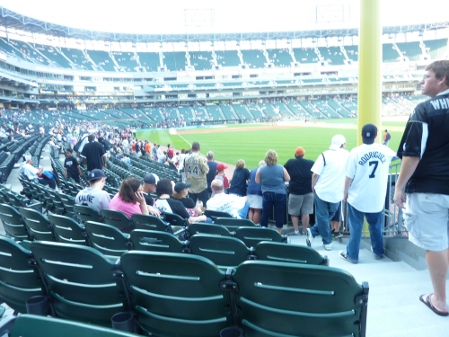 The Main Scoreboard at U.S. Cellular Field -- Chicago, IL,…